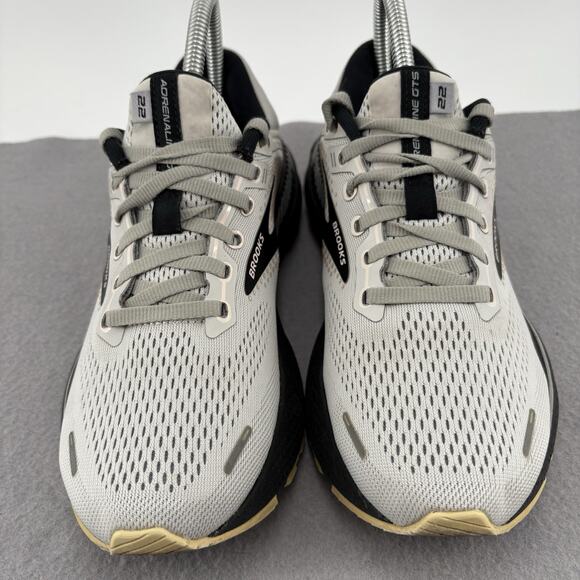 Brooks Adrenaline GTS 22 Womens 8 Shoes Gray Sneaker Running 1203531B035 - Picture 4 of 16